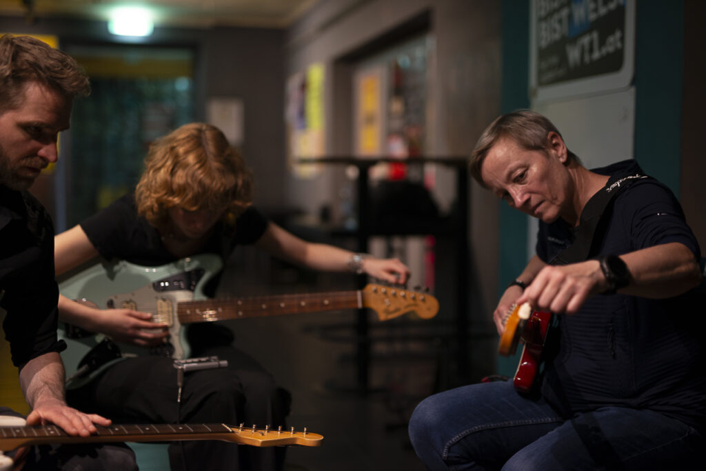 NoFive – erste Probe alter Schlachthof Wels – Foto © Martin Bruner